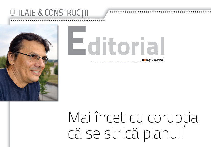 Mai încet cu corupţia că se strică pianul!