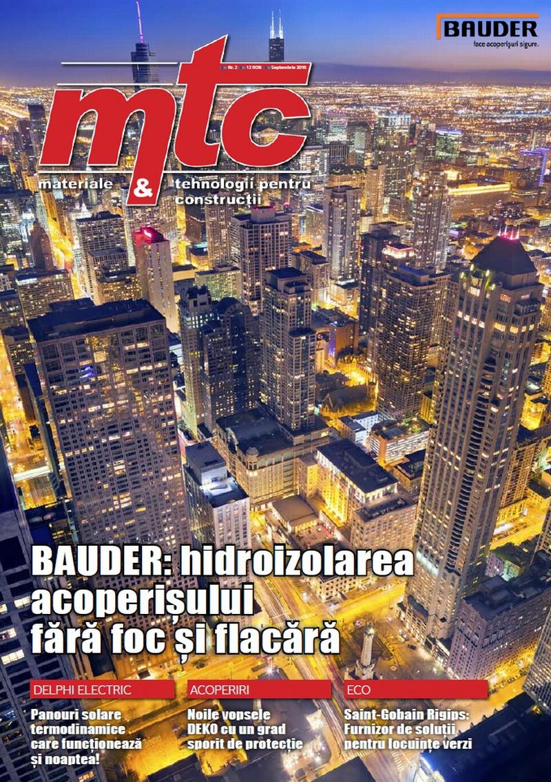 Revista MTC Magazin – materiale si tehnologii pentru constructii septembrie 2016