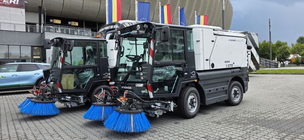 Măturătorile electrice Schmidt: eficiență înaltă, poluare redusă