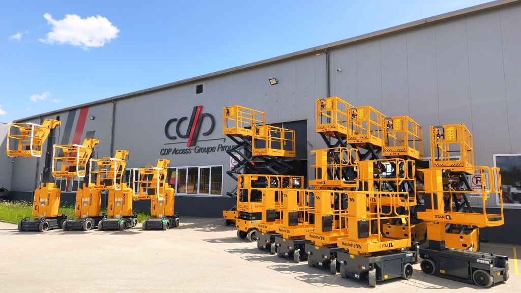 CDP Access își extinde flota cu încă 50 de utilaje Haulotte și telehandlere Manitou